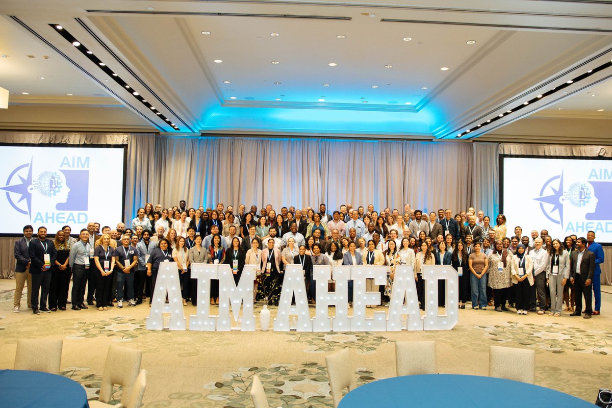 AIM_AHEAD's tweet photo. 🎉 That's a wrap on the 2026 AIM-AHEAD Annual Meeting! Day 3 featured Susan Fenton's talk on AI policy in healthcare, Dr. Toufeeq Syed's panel on the future AI/ML workforce, awardee presentations, Poster Session II, and closing remarks from Jamboor Vishwanatha. https://t.co/h0WpzqlgxF