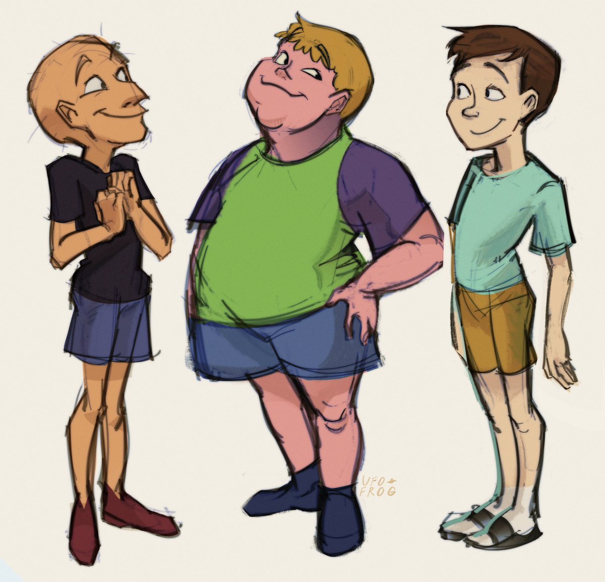 BlueberryUfo's tweet photo. Just Clarence and his friends 
#artwork https://t.co/fT7yK8nYji