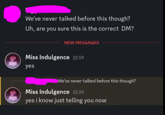 goblintubbo's tweet photo. Uh-oh...looks like we got a scammer!

Someone on discord is impersonating me and reaching out to people's DM's. If you get a DM from me on discord, NO YOU DIDN'T! Check the username.

Please block and report. https://t.co/Td5B2kLrzF