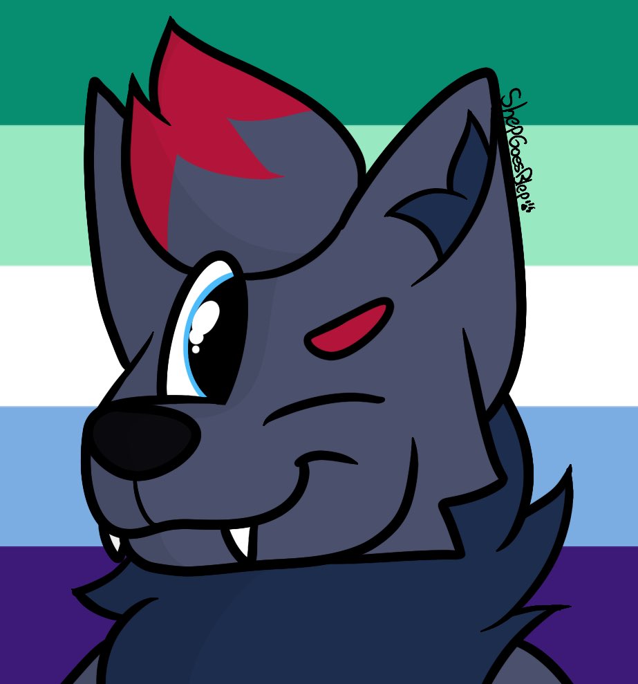 ShepGoesBlep's tweet photo. Headshot for @Zoruaboy! https://t.co/fqerLOQYxr