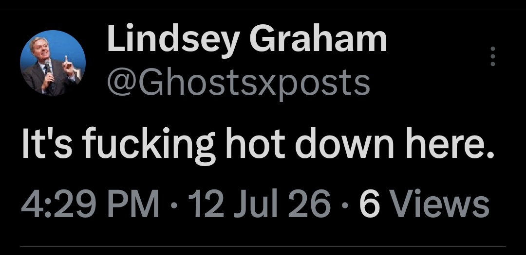 HarryBoschLAPD's tweet photo. @SprinterPress Lindsey Graham update: https://t.co/DRVdPi4b2N