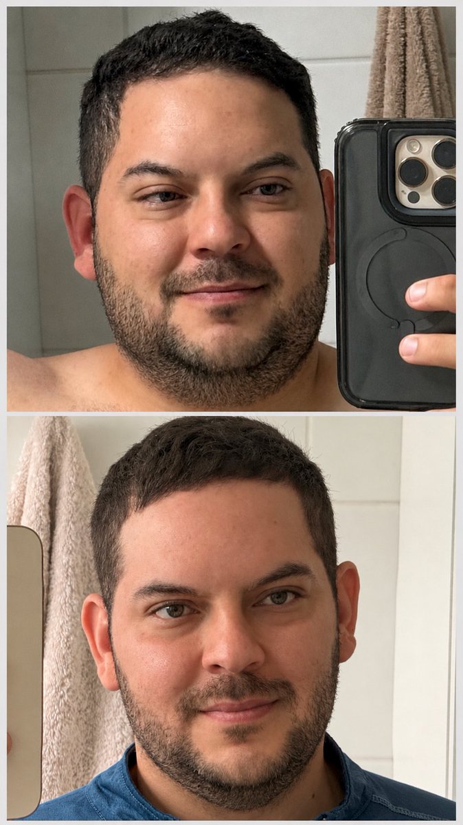 rosnydaniel18's tweet photo. Solo 5 meses de entrenamiento. Comida saludable y fuerza. Más de 9 kilos de peso y bajar de 36% de grasa a 23%.
La nueva meta es alcanzar 12% los próximos 6 meses 💪 https://t.co/jvFBX8lKM3