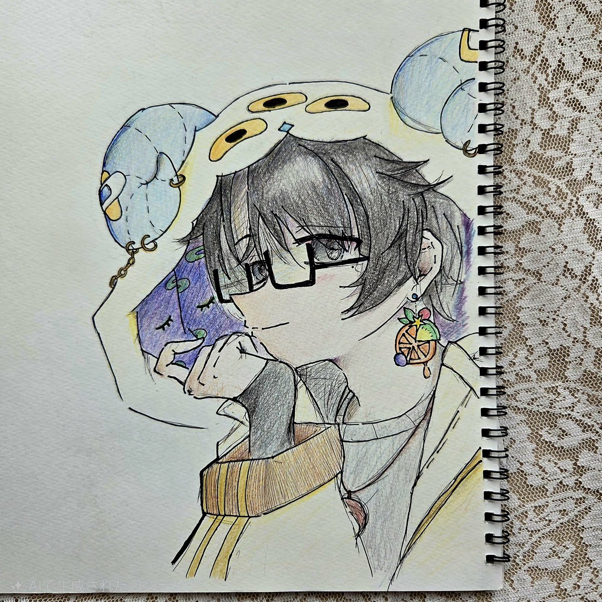 yoruyoru2026's tweet photo. 【らいさん】@la_it_a 

おめでとう
ありがとうございます😊

初めてファンアート頂いて
とても嬉しいです😆
これからも、もっともっと
楽しいヴォトコになるので
是非着いて来て下さい‼️

いつも、らいさんのコメントには
凄く助かってます。
本当にありがとうございます🙇 https://t.co/C0s8dvJkjQ