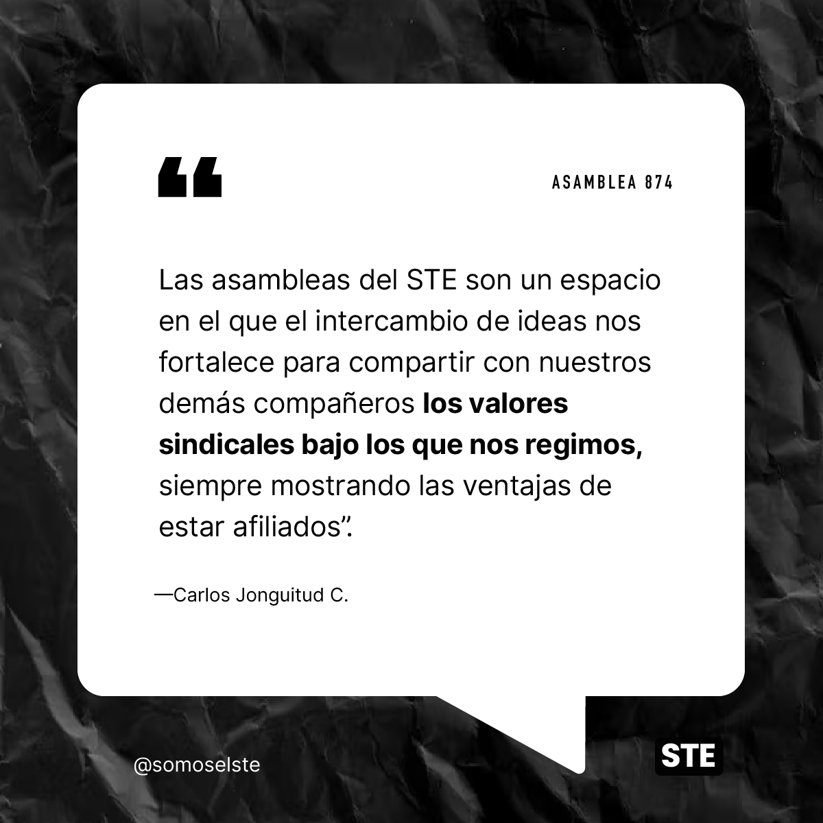 somoselste's tweet photo. «Las asambleas del STE son un espacio en el que el intercambio de ideas nos fortalece para compartir con nuestros demás compañeros los valores sindicales bajo los que nos regimos, siempre mostrando las ventajas de estar afiliados».

#asamblea874 #palabrasindical #vocesdelSTE https://t.co/DGdzHdXROZ