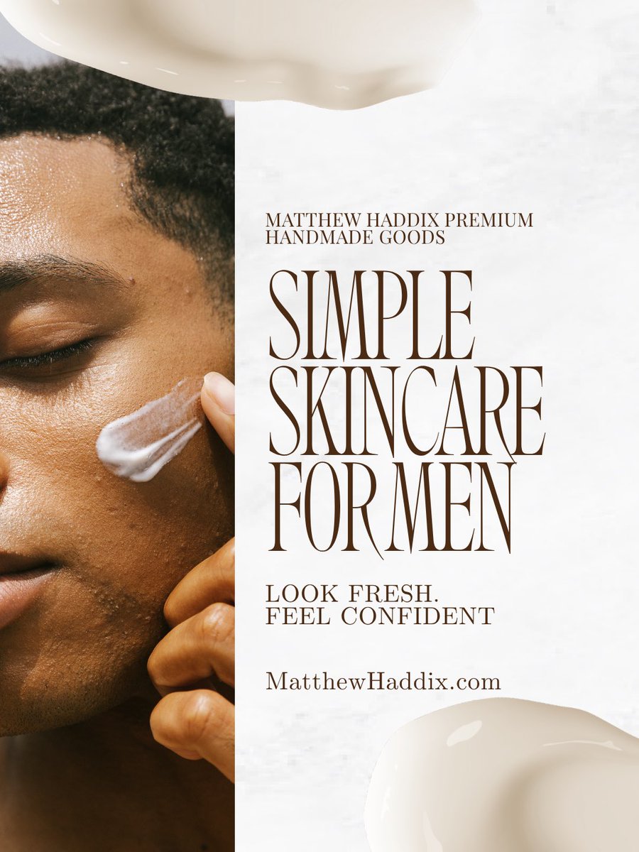 MatthewHaddixUS's tweet photo. Creating skincare for all skin types….#MatthewHaddix https://t.co/dVUBWO9Vie