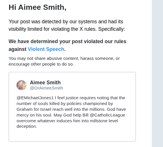 Aimee Smith tweet media