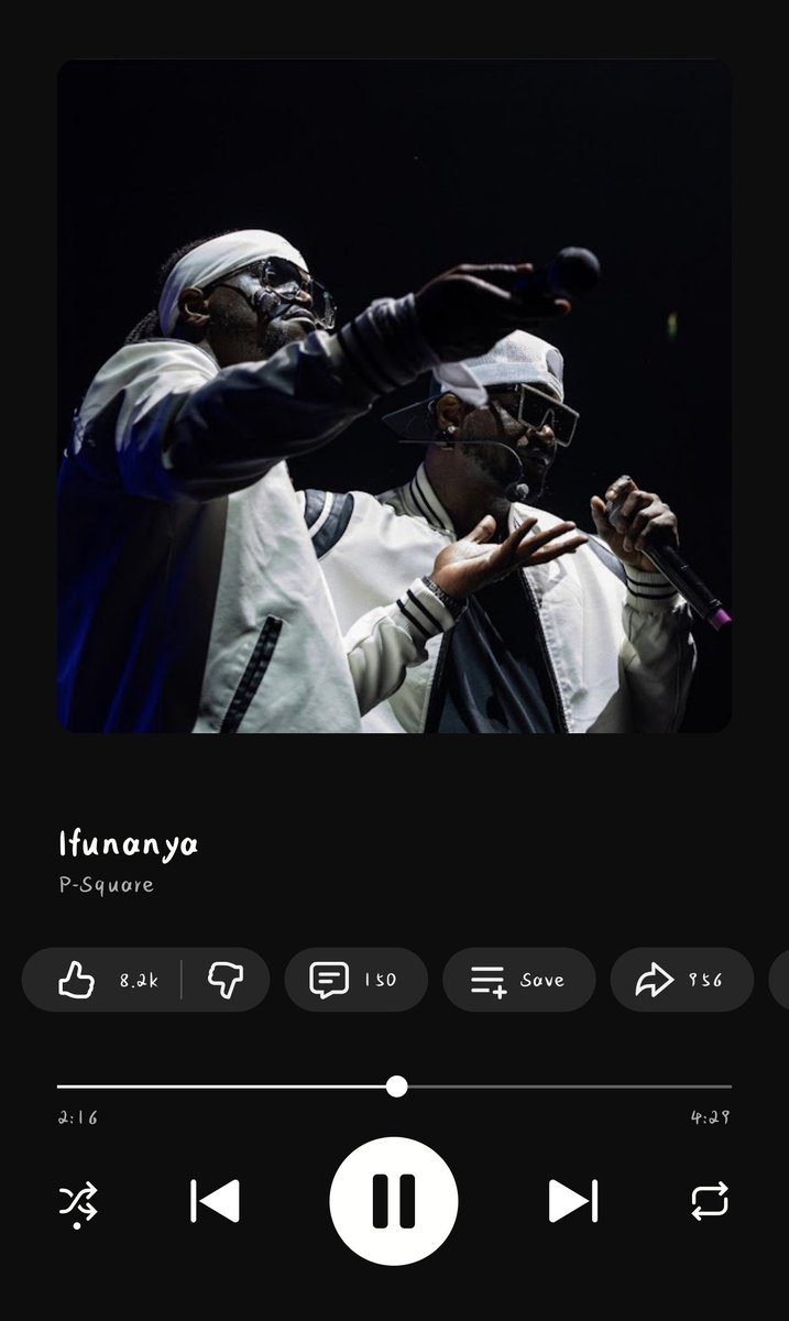 UnkleAyo's tweet photo. One of the greatest Nigerian music ever produced.

12/10 perfection. 🔥

The bass line, the strings backdrop, the lead vocal, pitch control, the chorus, the hook - 

The harmony progression from 2:56 that clasped with the drums rollback, ending with the adlibs. 

Good heavens. https://t.co/knsSBYS2ST