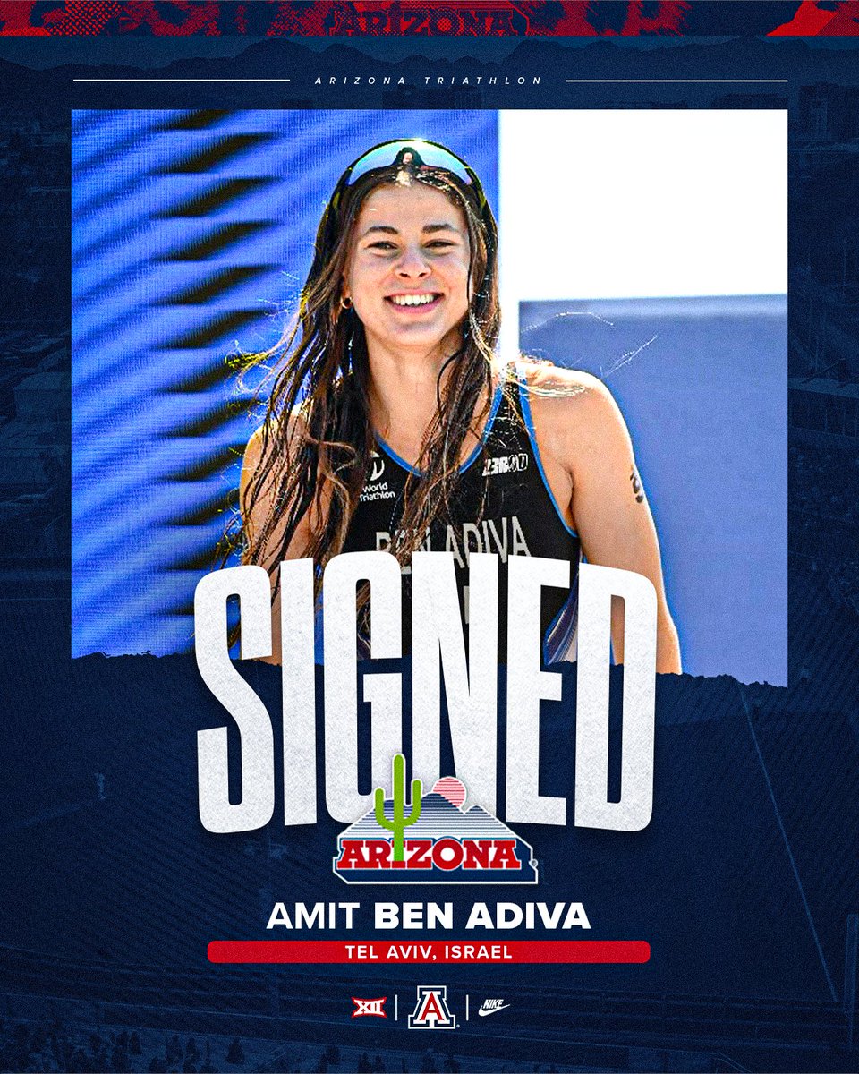 aztriathlon's tweet photo. Adding a multi-time European Junior Cup medalist from Israel to the roster! 🌟

Welcome to Tucson, Amit! https://t.co/NcAvsgeiQs