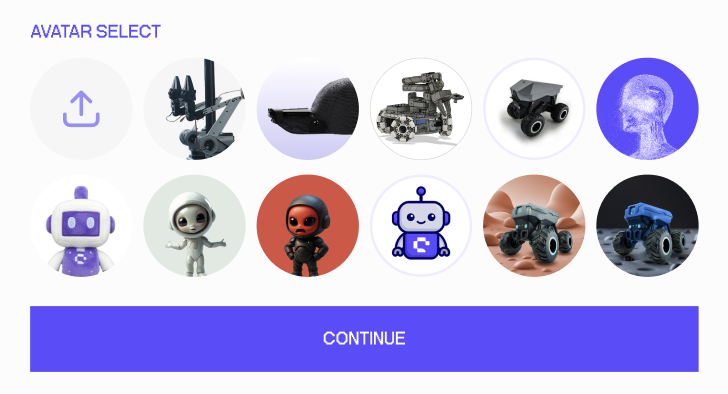 BitRobotNetwork's tweet photo. A new home for BitRobot rewards is coming. 🦾

One portal. One profile. Plenty of robotics missions to contribute to.

First things first: which avatar are you choosing? https://t.co/6dDHTDCUP5