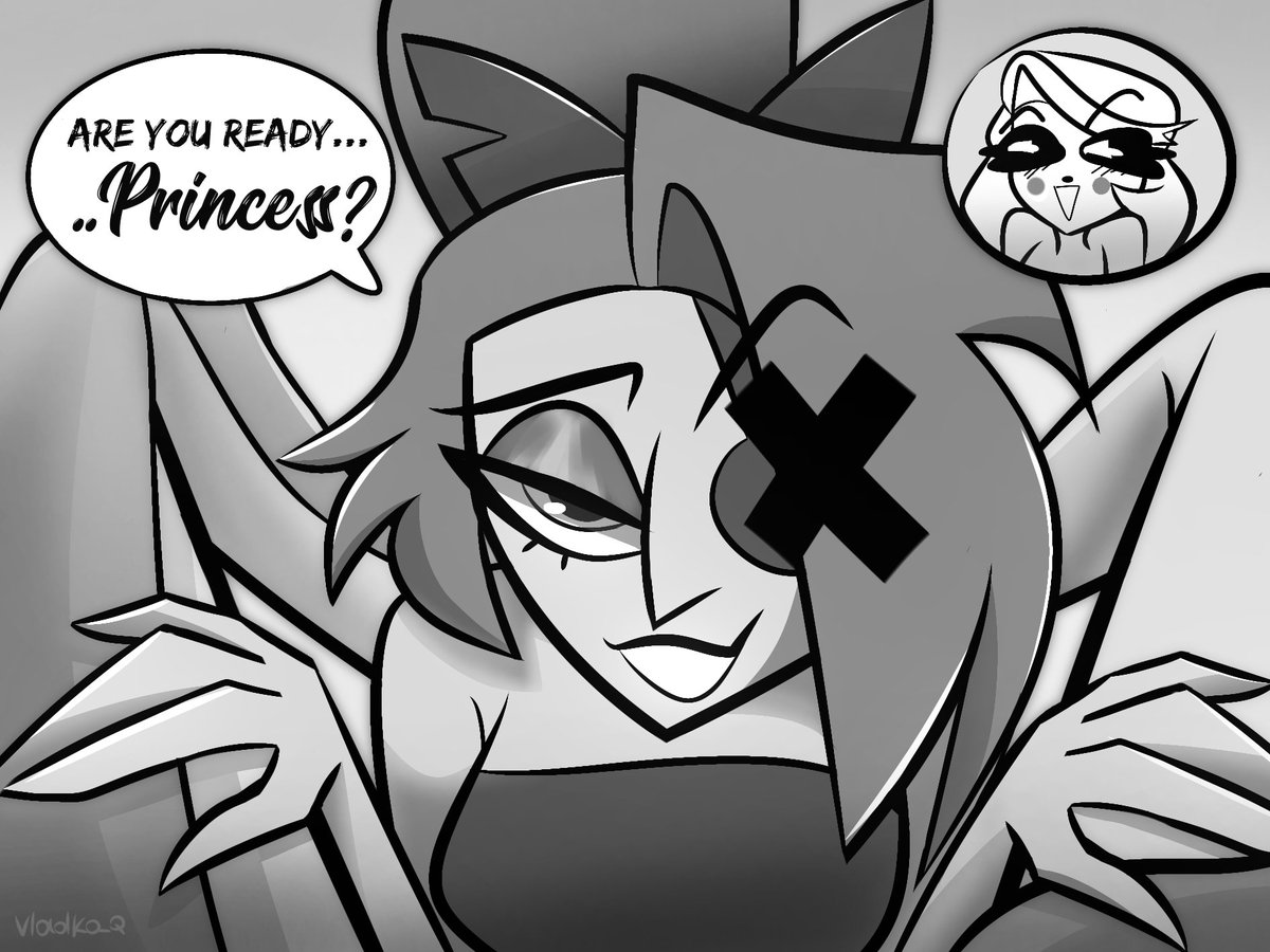 vladko_Q's tweet photo. Did you miss the horny vibe 😏🤌
#hazbinhotel #chaggie https://t.co/JNyGXz6N7L