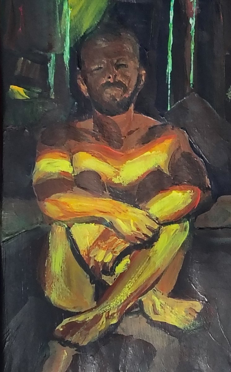 DeonticScorekpr's tweet photo. 6x8in Acrylic Sketchbook Study 

Reference insta @ duke_1977.2

#FigurativeArt #Acrylic #Portrait #Portraiture #CainPinto https://t.co/OlWneuktwh
