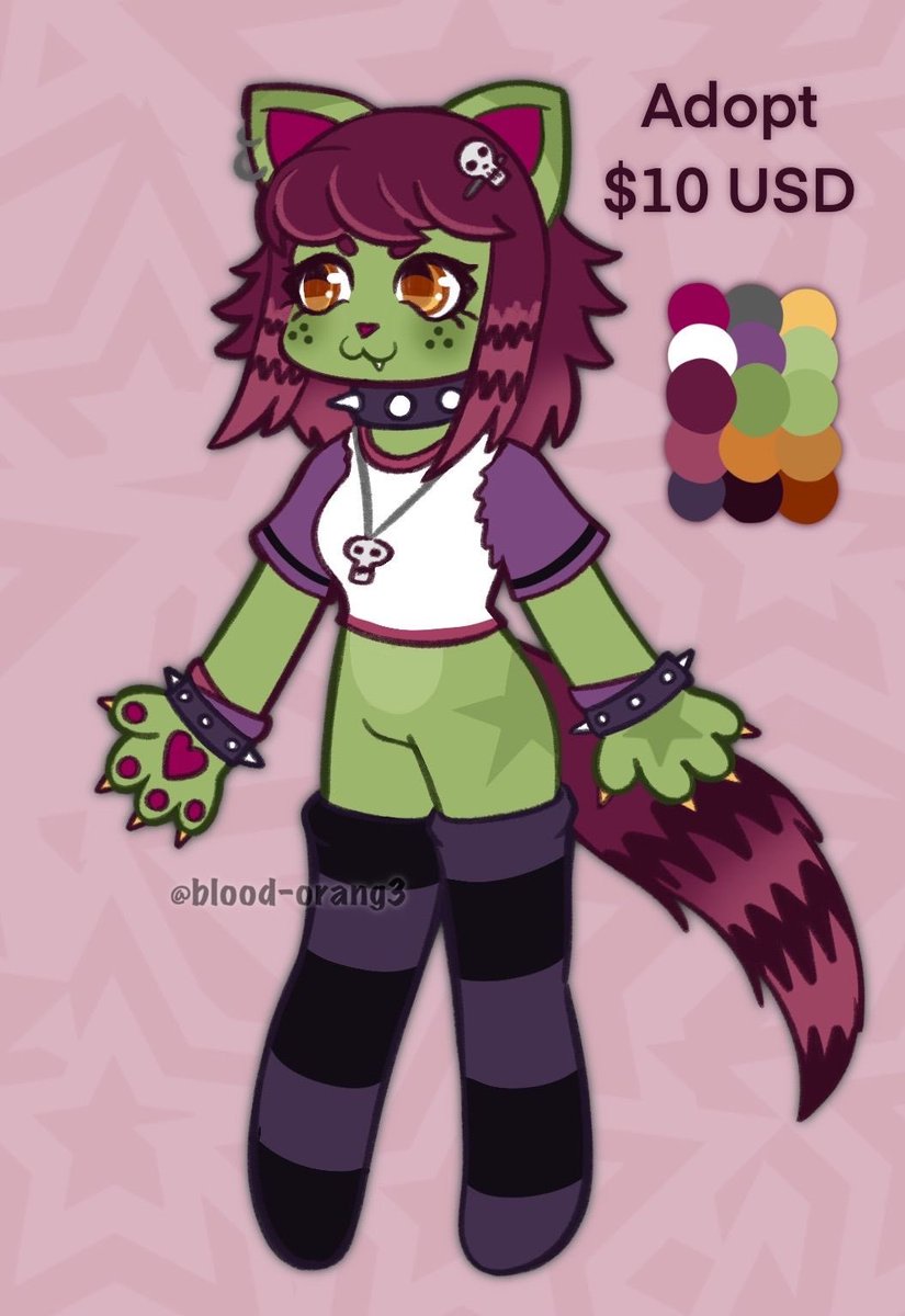 bl00d_0range's tweet photo. Rave Kitty adopt open!
$10 USD
Transparent (no background) version available to buyer
#art #artmoots #promosky #artshare #furry #furryart #anthro #adopt #furryadopt #furryadopts #cat #adopt https://t.co/Le6l74WkzO