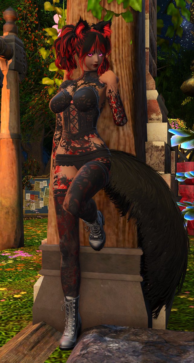 herakitten's tweet photo. Sometimes Tanny likes to bust out the spicy fits because why not hehe enjoy 🫣💋❤️ https://t.co/1Qeq968kZD