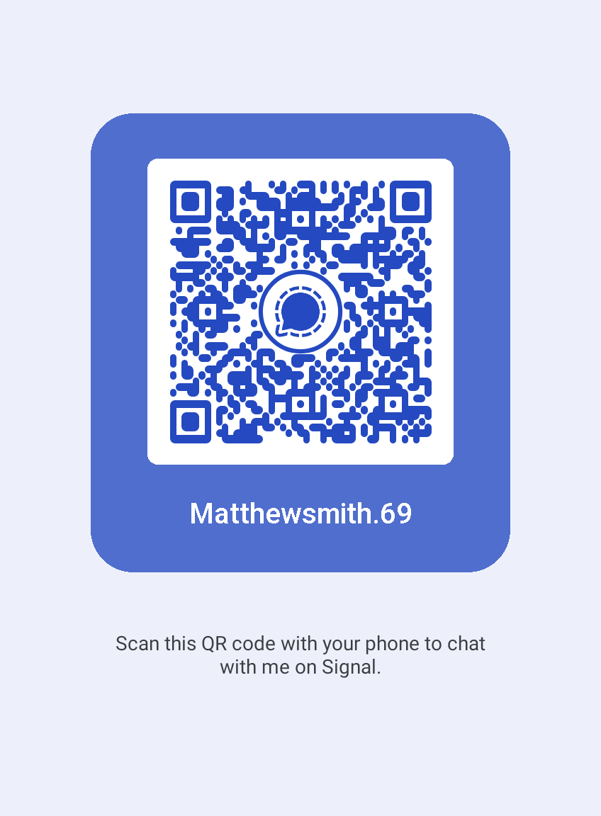 MatthewSmiil6q's tweet photo. Do any one here use signal app??
Am bored 🥱😩😩 https://t.co/il98DtqXgO