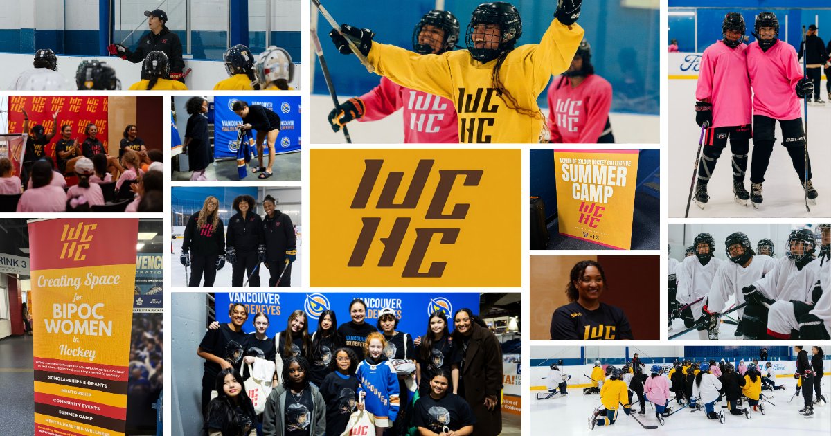 Kyle_Cush's tweet photo. Women of Color Hockey Collective held its 4th annual camp this weekend, and 1st since rebranding.

I spoke with PWHL guest coaches Sophie Jaques, Mikyla Grant-Mentis, and Jade Iginla, plus WCHC founder Saroya Tinker, about the camp, the rebrand, and more: https://t.co/01DR3U66uZ https://t.co/gRt3ao7Ind