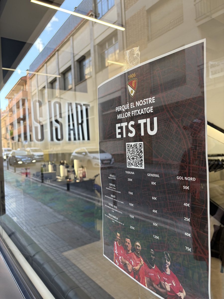 mou4friendss's tweet photo. 🙌🏽 Avui un grup de socis hem començat a escalfar la temporada 🔥
🫵🏽 A Terrassa, del @TerrassaFC 
Gràcies a tots els comerços per donar-nos permis!
Feu-vos socis, que aquesta temporada tindrem moltes alegries! https://t.co/zA1Ju44ZCN