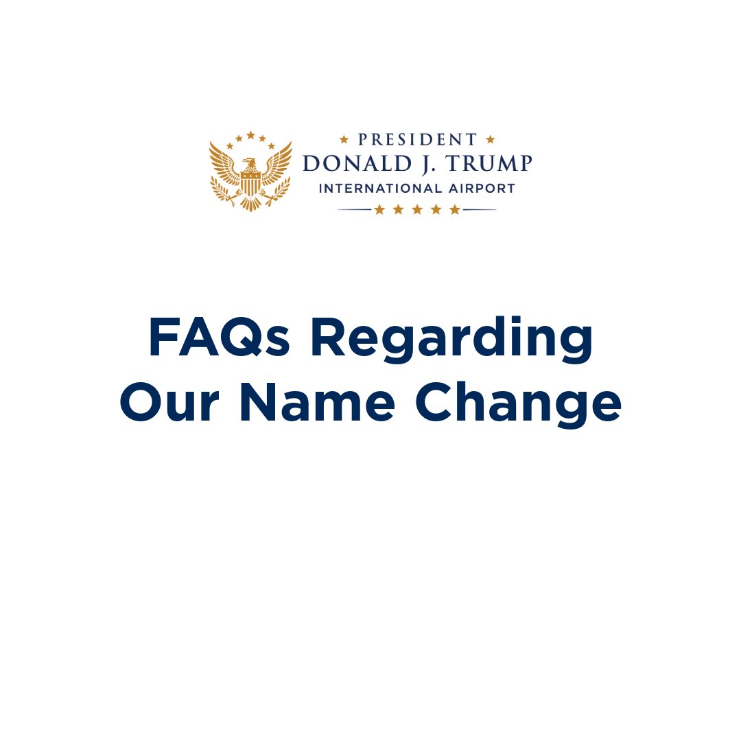 President Donald J. Trump International Airport tweet media
