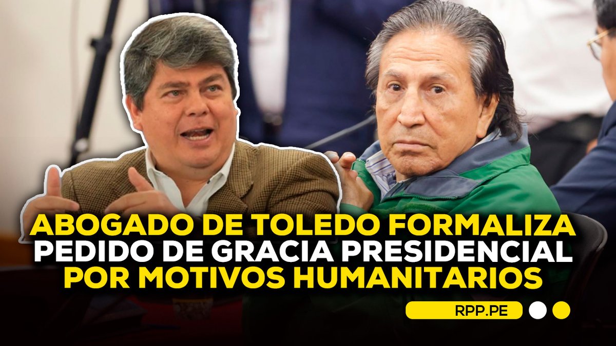 RPPNoticias's tweet photo. ⚖️📄 El abogado de Alejandro Toledo confirmó que presentó oficialmente la solicitud de gracia presidencial, argumentando la edad y el estado de salud del expresidente.
👉 https://t.co/oWIB7sD827
#DirectoEnDirecto https://t.co/43jnQcuaeM