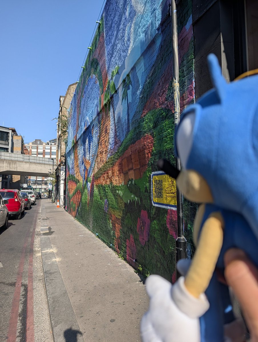 ham_sonic's tweet photo. I am happy to report that one mural has survived through today! 🥹
If you happen to be nearby tonight, you can still see it!

(I imagine it's coming down very soon) https://t.co/ESsO9dpDdq