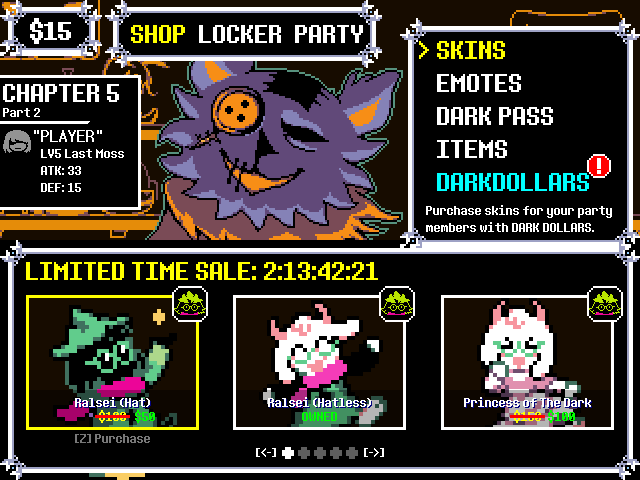 kitsunecubed's tweet photo. Deltarune if it was actually a good game https://t.co/OjVZnZFv1p