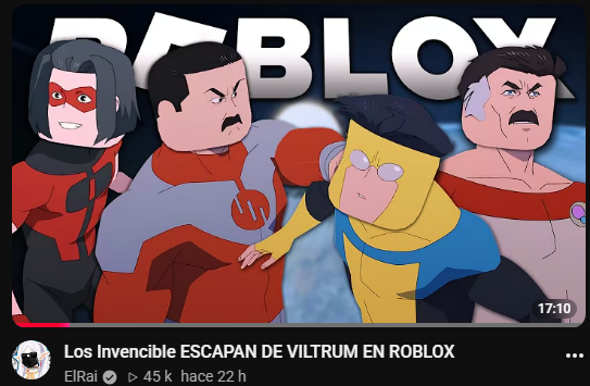 ElRaiFanduber's tweet photo. NUEVO VIDEO DE INVENCIBLE!
Ahora con Thragg y Oliver
https://t.co/kzCGCD2y8w
#invincible https://t.co/8kEbNBPSDE