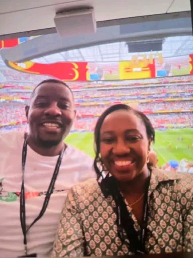 Kibet_bull's tweet photo. Susan Kihika is enjoying World Cup in USA. She went just after grilling by senators https://t.co/InPFUgxnA9