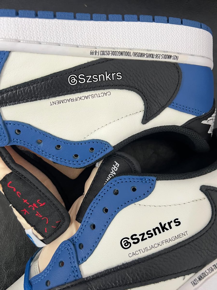 JustFreshKicks's tweet photo. Travis Scott x Fragment x Air Jordan 1 Low OG sample 👀⚡️🌵 https://t.co/YouNEVr3DL