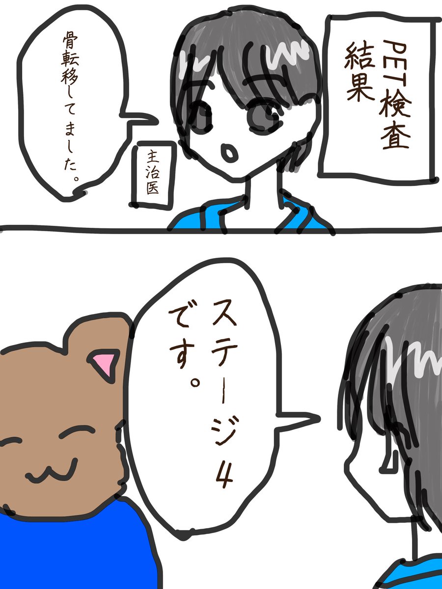 bururo9's tweet photo. PET 検査③
次回、歯医者さんで抜歯

#おデブが乳がんになりまして
#規格外おデブ闘病記 https://t.co/FgC5Q8l0UP