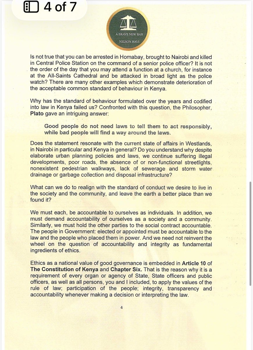 NelsonHavi's tweet photo. Creating an ethical society: Creating and maintaining a community built on ethics. https://t.co/QPnNJRne0N
