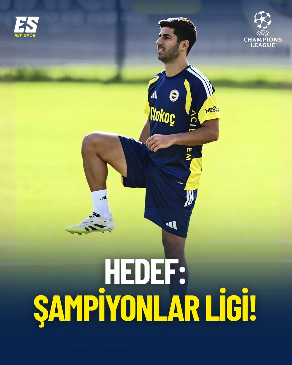 esnetspor's tweet photo. 🟡🔵 Marco Asensio'dan Şampiyonlar Ligi mesajı!

💬 "Fenerbahçe gibi bir kulüp her zaman Şampiyonlar Ligi'nde yer almayı hedeflemelidir. Bizim de hedefimiz bu. Şampiyonlar Ligi'ne katılmayı istiyoruz." https://t.co/2yY0AxpsJV