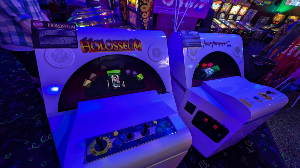 downwithOPC's tweet photo. @LoveRetroBTW Arcade near me has both Time Traveler and Holosseum. https://t.co/PMtLtT86Cm