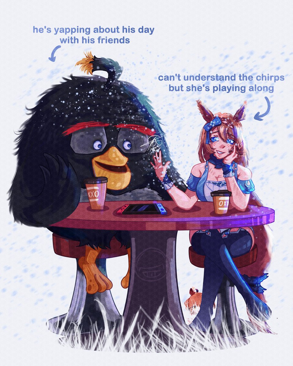 t0ksiv's tweet photo. They'd be rant besties
#supercreek #umamusume #angrybirds https://t.co/NDqX4ZSY5I