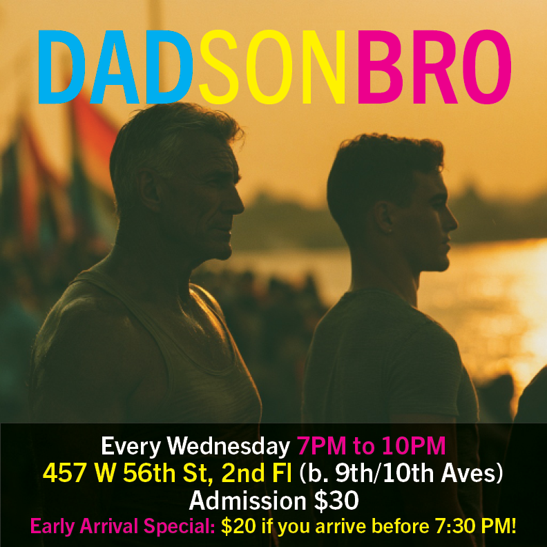 dadSonBroPlay's tweet photo. #dadson #gayincest #daddy #daddyson #daddyandson Join us Wednesday July 15th, 7-10PM at 457 W 56th St, 2nd Fl between 9th and 10th Avenue. Check out our early bird discount! Email us at pervgatheringsnyc@gmail.com to get on the mailing list. 21+ https://t.co/y5vBG9UZrd