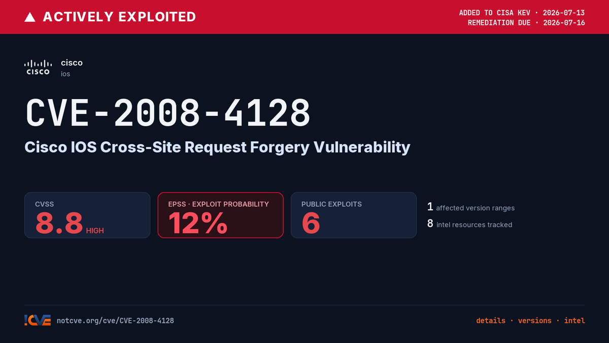 notCVE tweet picture