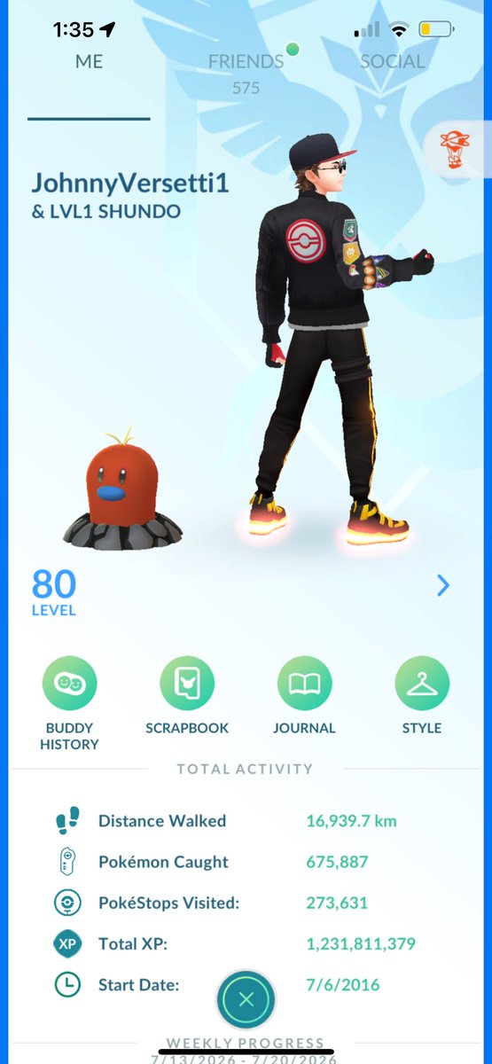 JohnnyVersetti1's tweet photo. 🔥🔥🔥Day 2 of Global GoFest🔥🔥🔥
32.5 KM walked 👣
2765 caught 🥅
865 stops spun 🪧
12,075,105 Xp gained 💪
477809 stardust ✨
165 mewtwo raids 🔮
233 raids. 🤺
2065 candies 🍬 
663 XL Candies 🍭 
68 Shinies ✨ 2 Shiny background Cards
3 hundos 💯 1 shundo 😌
1 Nundo 0️⃣ https://t.co/pV1CCJVYgN