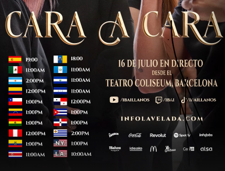 mrcountdowns's tweet photo. 🚨 OFICIAL | Ya hay fecha para el cara a cara de La Velada del Año VI.
📅 16 de julio
📍 Teatro Coliseum (Barcelona)

¿Cuál crees que será el cara a cara más tenso? 👀🥊 https://t.co/cObKw1mSlG