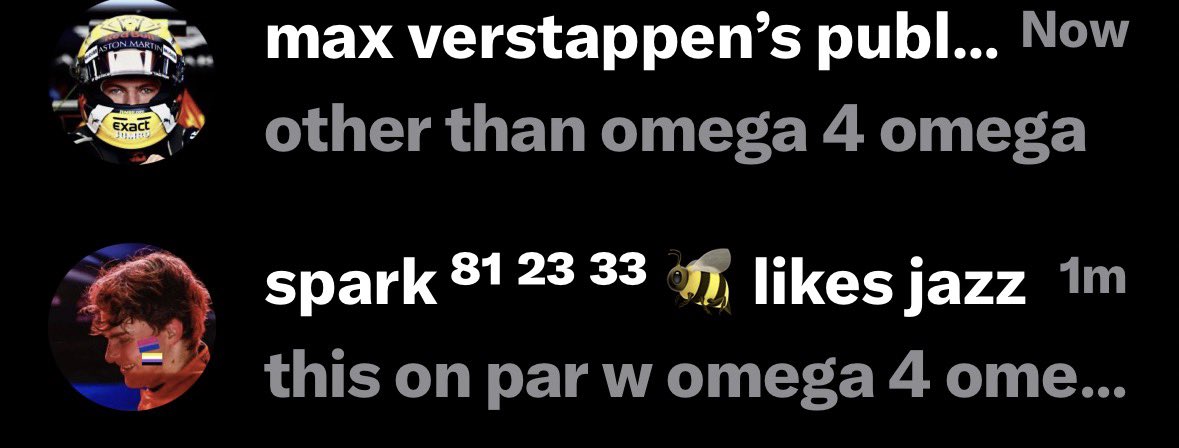 RU33TAPPEN's tweet photo. the concept of me not being able to shut the fuck up abt omega 4 omega that both my most recent messages are on that topic i must be nuked. https://t.co/Qy8c8n4QOx