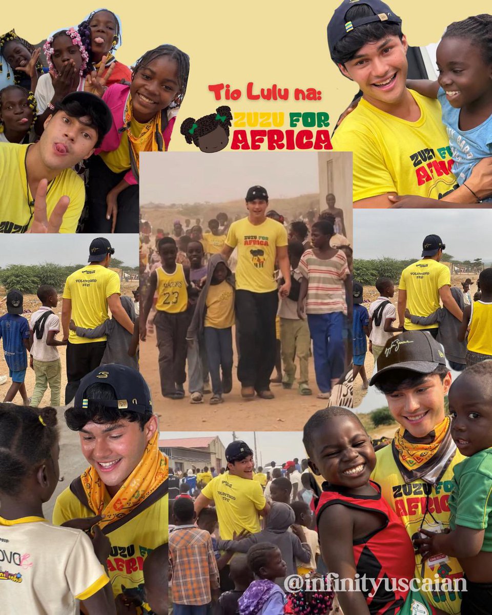 infinityuscaian's tweet photo. Hoje o Luan iniciou uma das etapas mais bonitas da sua vida: sua missão na Zuzu For Africa. 🤍
Ver você levando amor, esperança e fazendo a diferença na vida de tantas crianças enche o nosso coração de orgulho e admiração. ❤️🌍 https://t.co/SVwM1Z6euz