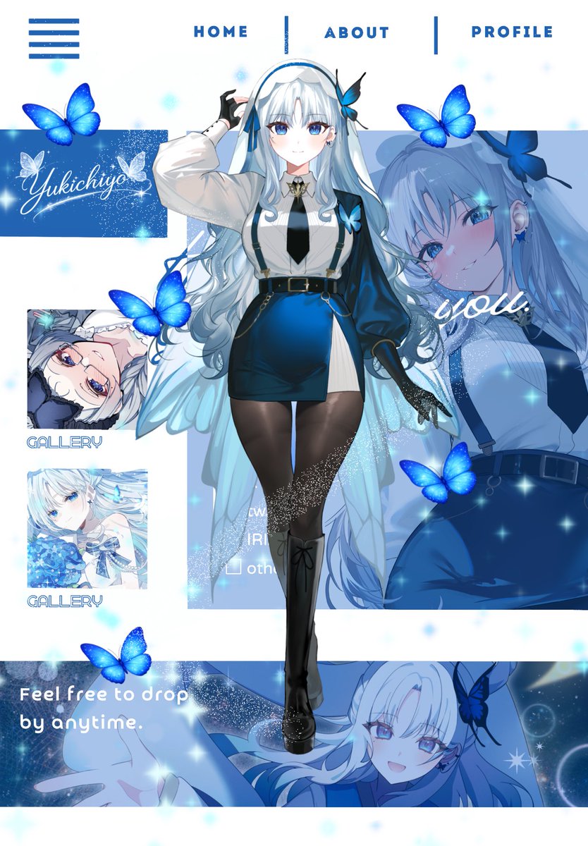 さなぎ雪蝶《ゆきちよ》 ❄️🦋🫧 LIVE 2D達成thx