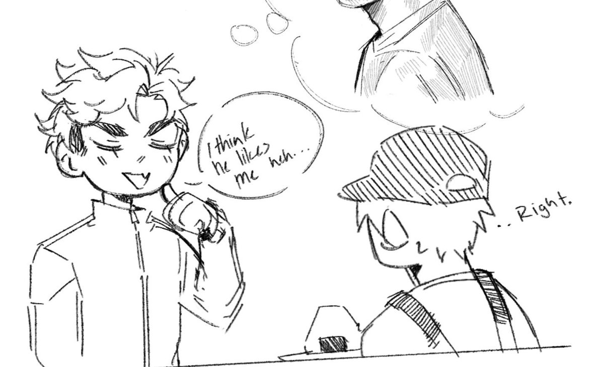 Bepo8b's tweet photo. Yeah atsumu, omi likes u for sureeee https://t.co/bUFTjDvH4Q
