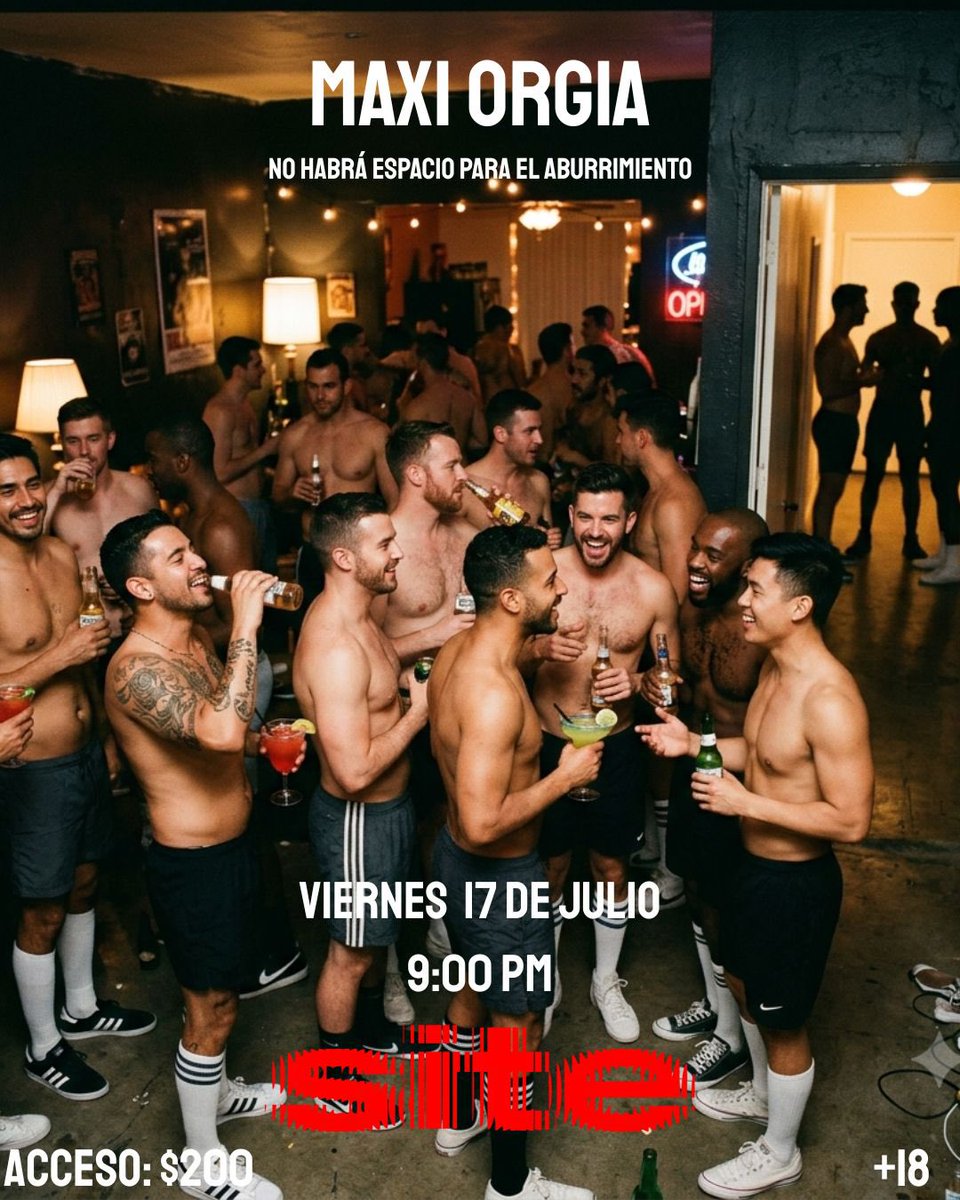 SiteCDMX's tweet photo. Este 17 de julio llega uno de los eventos más grandes de SITE. 😈

🕘 9:00 PM
💵 Acceso: $200
📍 San Antonio | Línea 7
🔞 +18

⚠️ Solo con reservación previa. No habrá acceso sin reserva.

📲 Info y reservas: 56 2962 9815 https://t.co/uUdmuzDE8s