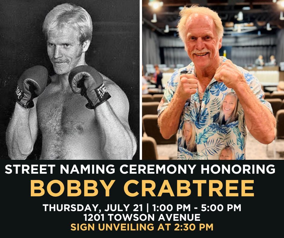 FtSmithARK's tweet photo. You're invited to celebrate hometown boxing legend Bobby Crabtree at a street-naming ceremony recognizing his outstanding athletic career and longtime contributions to the community.

Tuesday, July 21, 2026, 1:00 PM - 5:00 PM, Evangel Temple, 1201 Towson Ave., Fort Smith https://t.co/JH3EThgzJs