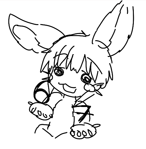sealbunnies's tweet photo. nanachi doing the 67 #miabyss #メイドインアビス https://t.co/Pq20JmXABF