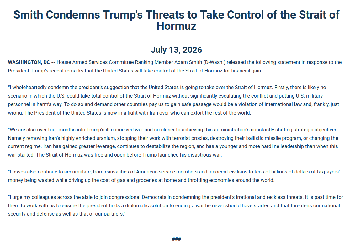House Armed Services Democrats tweet media