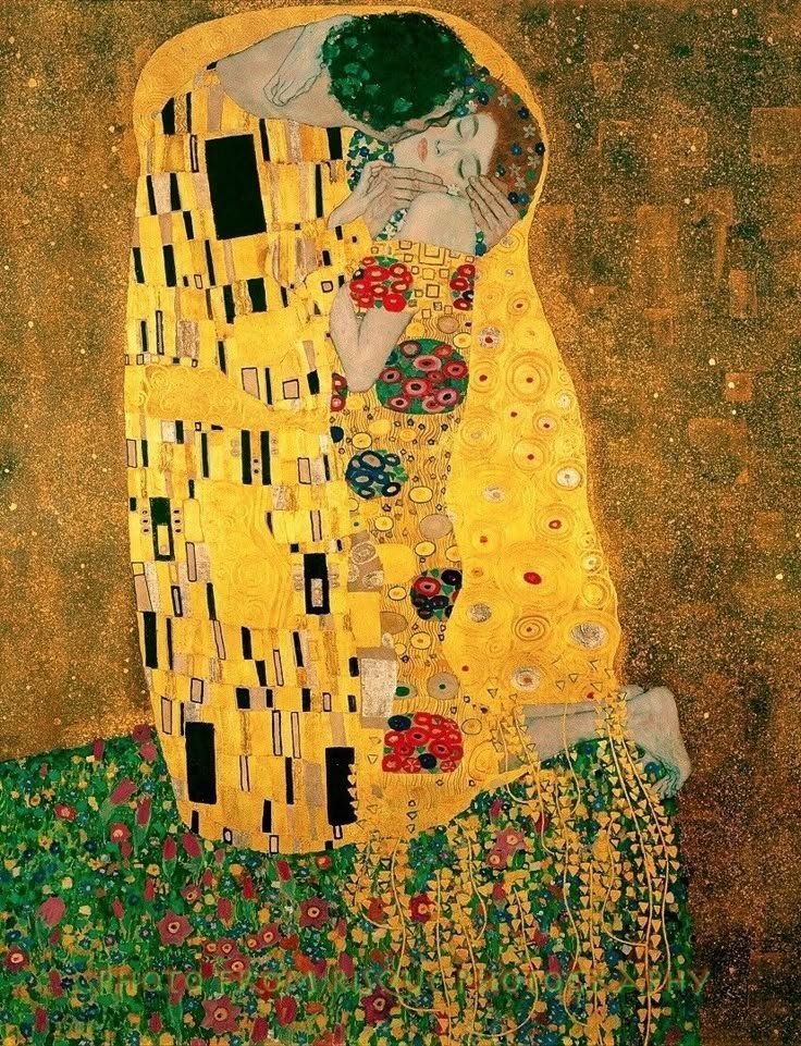 marysia_cc's tweet photo. Gustav Klimt #BOTD 1862, 
The Kiss, 1907 https://t.co/AkqbVzZfyO