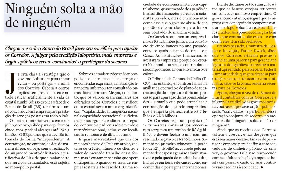 _robertomotta's tweet photo. isso é uma vergonha o quê o acionista do Banco do Brasil tem haver com o arrombamento nos Correios ?
como defender isso https://t.co/RqxyH56rDb