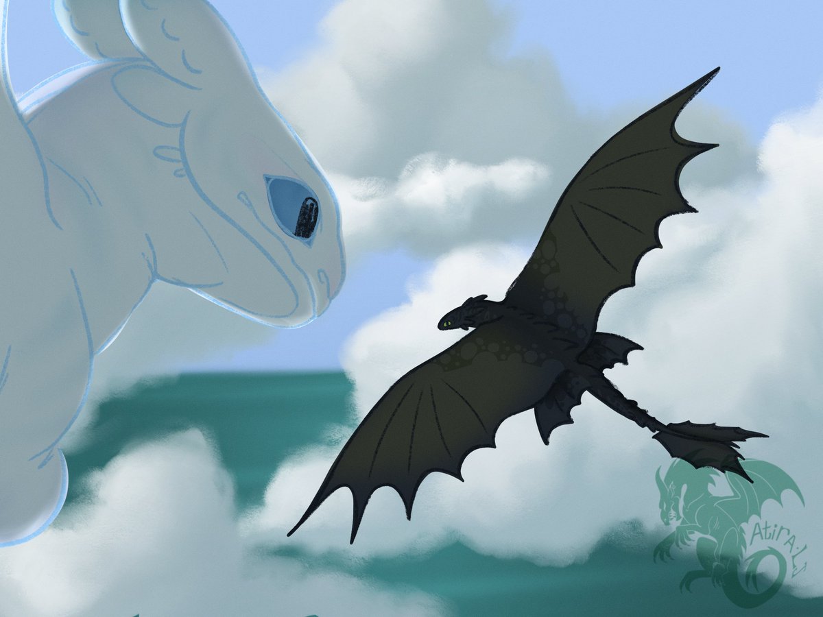 Atira_LJ's tweet photo. #httyd #Toothless #Lightfury https://t.co/MnH3sVWuKp
