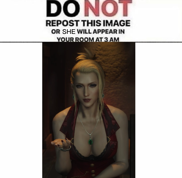scarletpilled's tweet photo. I sure hope she doesn't appear in my room ohhh noooo..... that would be soooo unfortunate.... 👅 https://t.co/GhzQxkGqZs