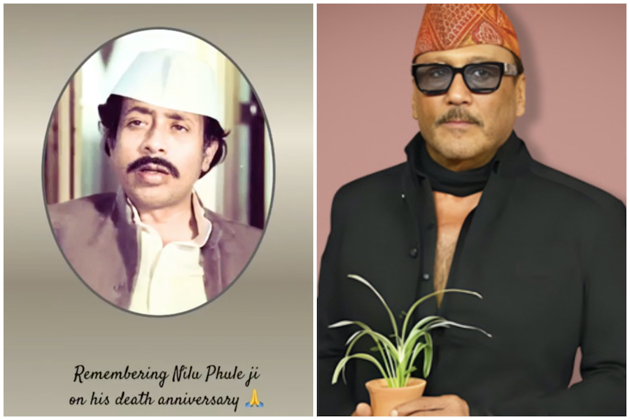 BollywoodH's tweet photo. #JackieShroff Pays Heartfelt #Tribute to Legendary Actor #NiluPhule on His Death Anniversary
https://t.co/VP1dcpF1Uj https://t.co/tjzHfed8Vf