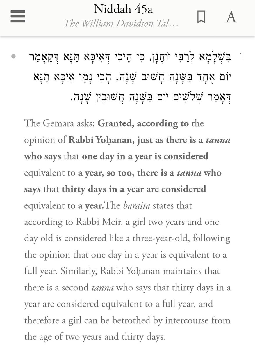 statutory4pe's tweet photo. @shevereshtus @s_mosby41080 100% inaccurate indeed.

Girls are fair game at 2 years and 30 days. Jews round up by the year.

Like and subscribe for more hot Talmud hacks https://t.co/q0WdVxh9TG